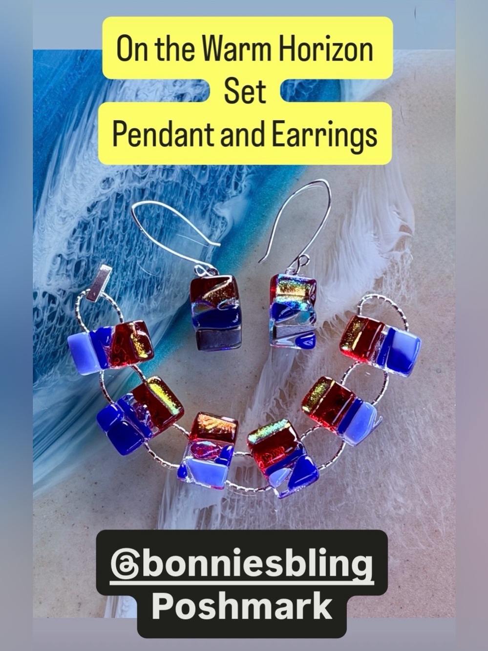 Bonnie’s Bling One of a Kind Fused Glass Jewelry and Accessories to Wear.